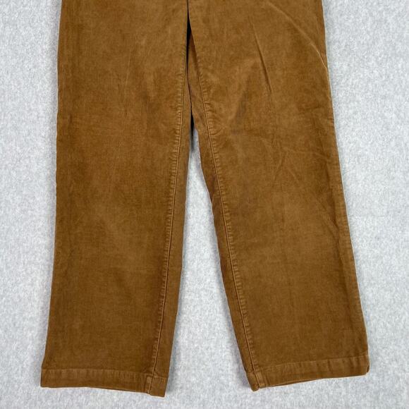 MUJI Brown Corduroy Straight Leg Pants Size Medium - Picture 3 of 15
